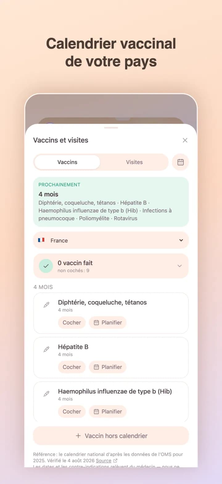 Calendrier vaccinal